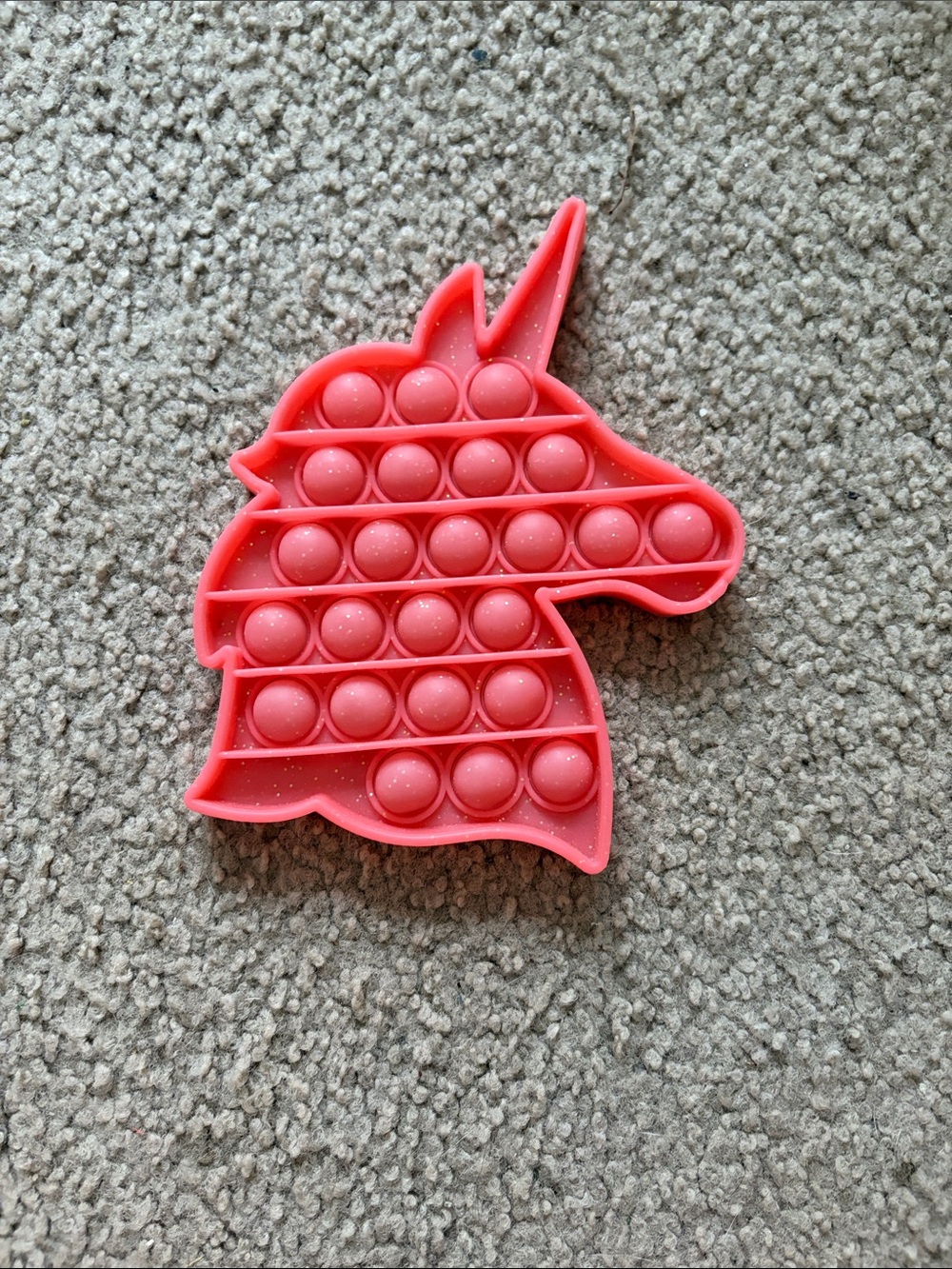 Unbranded Kids Pink Unicorn Pop-It Fidget Toy